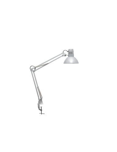 LAMPARA ESCRITORIO MAUL STUDY PINZA PLATA 170X440X350MM