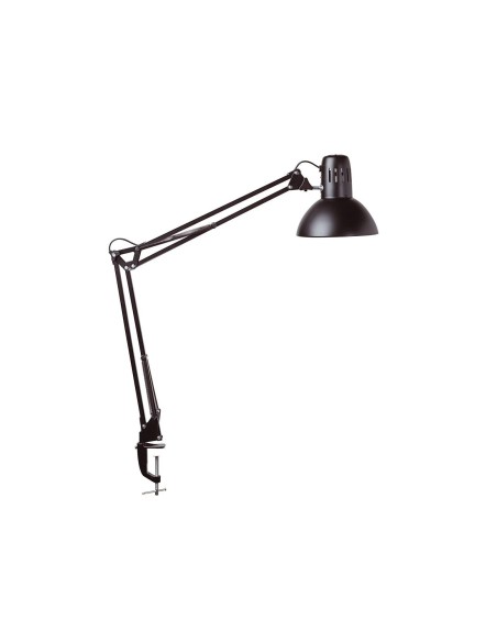 LAMPARA DE ESCRITORIO MAUL STUDY CON PINZA COLOR NEGRO 170X440X350 M