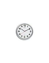 RELOJ MAUL STEP PARED REDONDO 40 CM DIAMETRO ELECTRICO PLATA 2