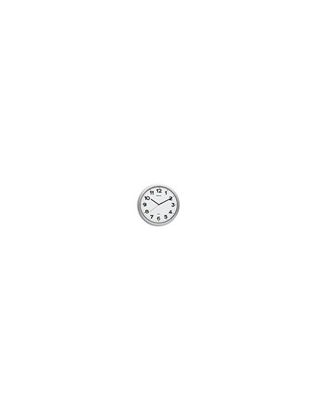RELOJ MAUL STEP PARED REDONDO 40 CM DIAMETRO ELECTRICO PLATA