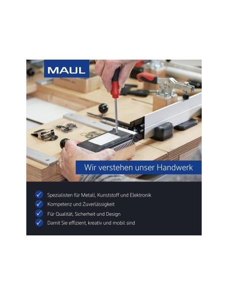 RELOJ MAUL STEP PARED REDONDO 40 CM DIAMETRO ELECTRICO PLATA