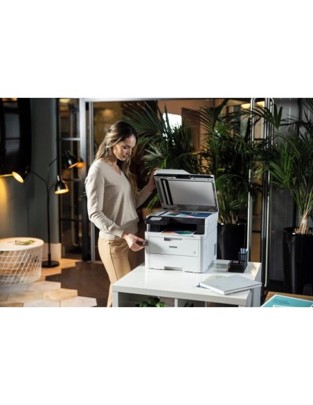 IMPRESORA BROTHER MFCL3760CDW LASER A4 26PPM WIFI ESCANER COP FAX