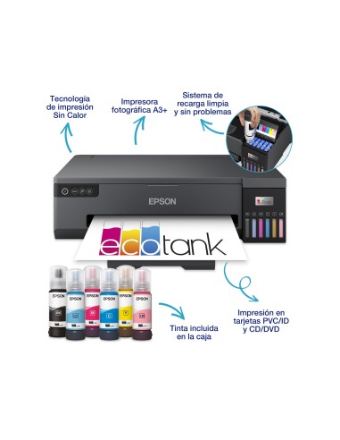 IMPRESORA EPSON ECOTANK ET-18100 A3+ 8PPM USB 2.0 WIFI