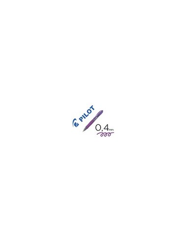 BOLIGRAFO PILOT G-2 PIXIE VIO.TINTA GEL RETRACTIL SUJECION CAUCHO