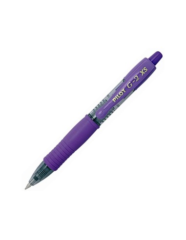 BOLIGRAFO PILOT G-2 PIXIE VIO.TINTA GEL RETRACTIL SUJECION CAUCHO