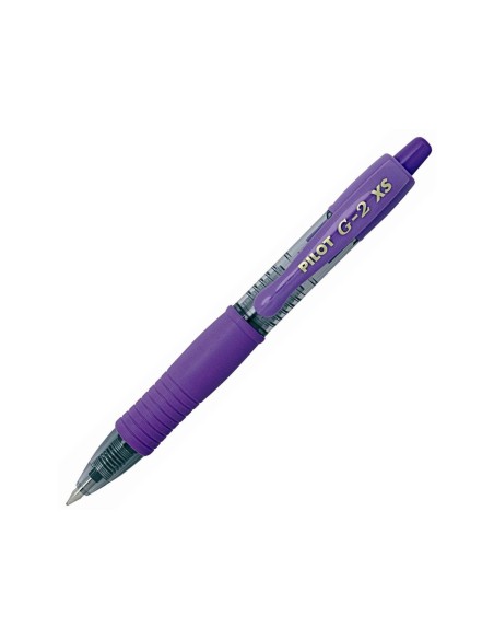 BOLIGRAFO PILOT G-2 PIXIE VIO.TINTA GEL RETRACTIL SUJECION CAUCHO
