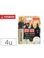 ROTULADOR STABILO BOSS PASTEL FLUOR.NATURE 70 COLORS  4 UD.SURT.