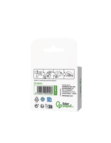 GRAPADORA  ECOUSE MINI 12H. 100% PLAST.RECICLA CAJA 1000 GRAPAS 26/6