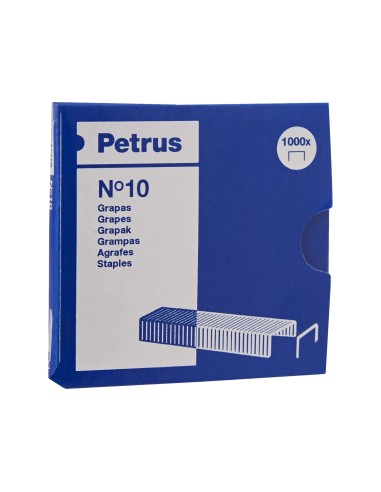 GRAPAS PETRUS 10 GALVANIZADAS CAJA DE 1000