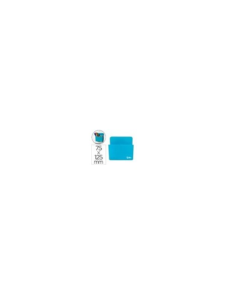 CUBILETE PORTALAPICES  PLAST.MAGNETICO AZ. 125X75X40MM