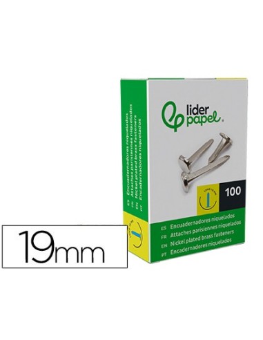 ENCUADERNADORES N.3 19 MM CAJA 100