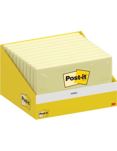 BLOC NOTAS ADH. QUITA PON POST-IT 76X127MM 100H. AM. RETRAC INDIVI.