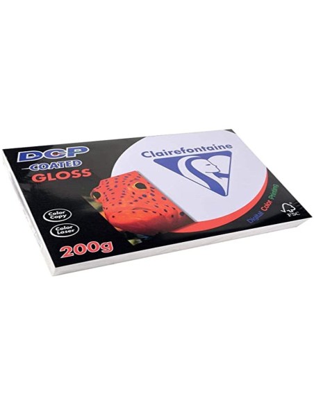 PAPEL FOTOCOPIADORA DCP COATED GLOSSY A4 200 GRAMOS PQ.250H.