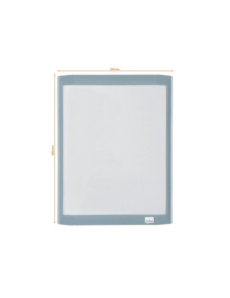 PIZARRA BL.NOBO MAG BORRADOR IMAN ROT. MARCO PASTEL SURT.216X280MM