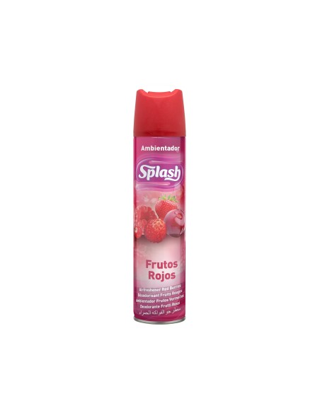 AMBIENTADOR SPRAY SPLASH AROMA FRUTOS RJ.S BOTE 300 ML