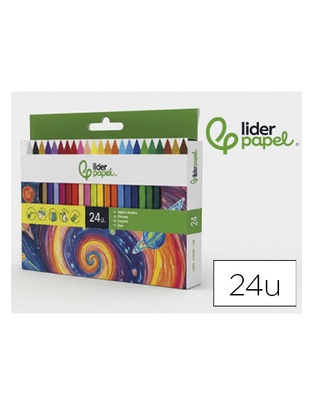 LAPICES CERA C.24 COLORES