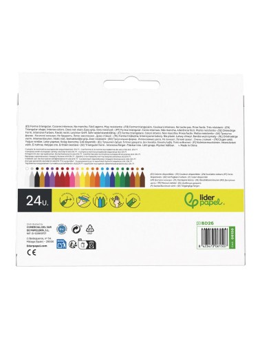 LAPICES CERA C.24 COLORES