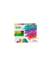 LAPICES CERA BLANDA LIDERPAPEL-CAJA 24 COL. 2