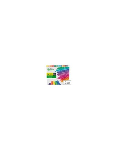 LAPICES CERA BLANDA LIDERPAPEL-CAJA 24 COL.