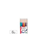 ROTULADOR  EFECTO PURPURINA METALIZADA REVERSIBLE SURT.CAJA 6 UD. 2