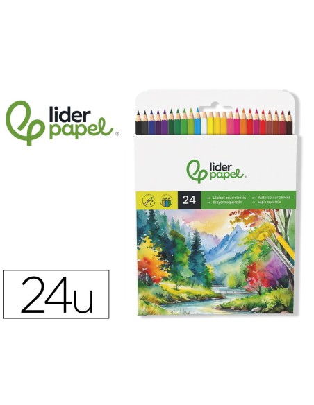 LAPICES ACUARELABLES  CAJA 24 SURT.
