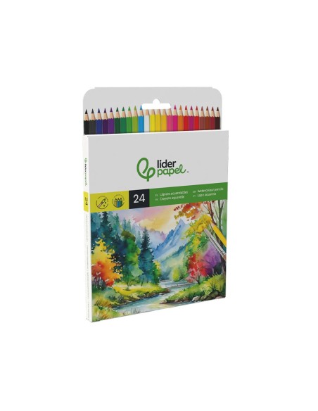 LAPICES ACUARELABLES  CAJA 24 SURT.