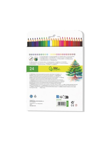 LAPICES ACUARELABLES  CAJA 24 SURT.