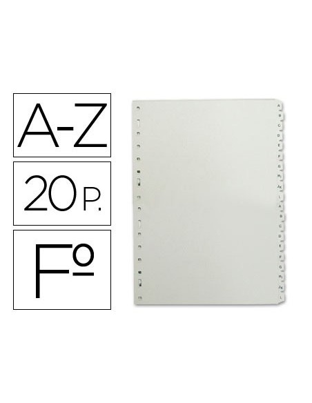 SEP.ALFABETICO MULTIFIN PLASTICO 3005