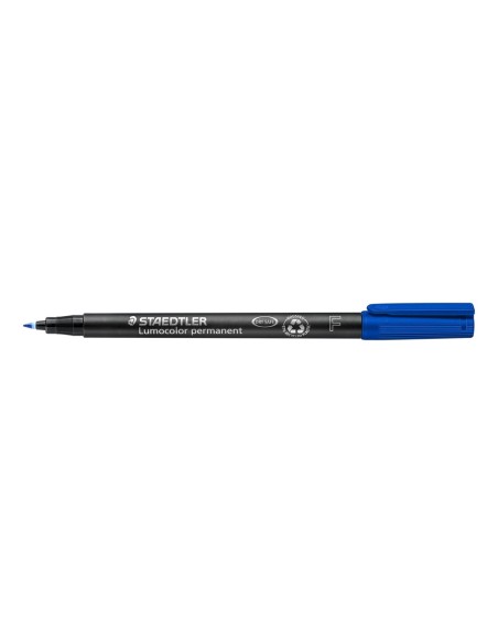 ROTULADOR LUMOCOL RETRO. FIBRAPERM. 318-3 AZUL PUNTA FINA 0.6