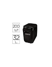 DESTRUCTORA DOCUMENTOS FELLOWES AUTOMAX 200M 200H.PARTICULAS GRAPAS 2