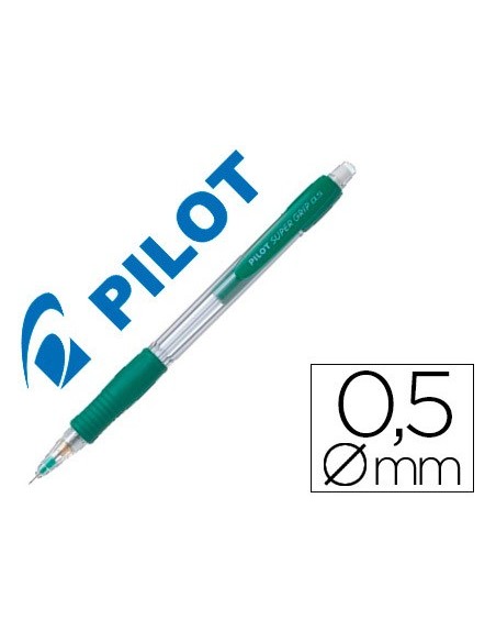 PORTAMINAS PILOT SUPER GRIP VE. 0,5MM SUJECION CAUCHO