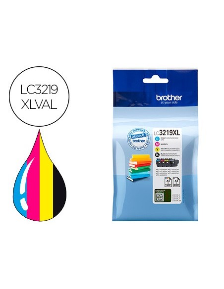 LC-3219XLVAL CARTUCHO BROTHER RAINBOW 3000 PG.