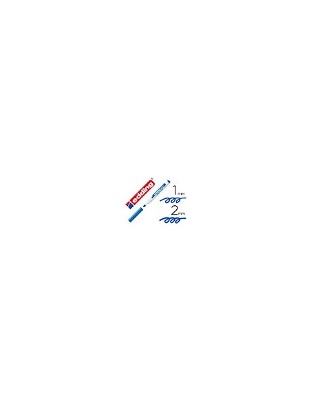 ROTULADOR EDDING  PIZARRA BLANCA 661 AZ. PUNTA RED 1-2MM RECARGABLE