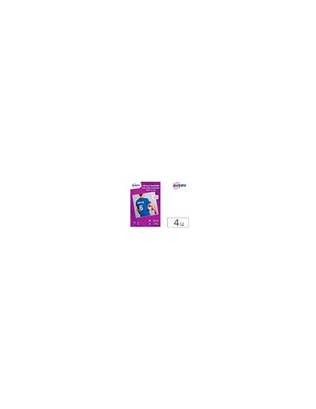 PAPEL TRANSFER AVERY CAMISETAS ALGODON OSCUROS CARTUCHO A4 PK.DE 4H.