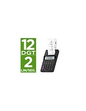 CALCULADORA CASIO IMPR PANT LC PAPEL 58MM HR-8RCE12D.AC/DC PILAS NG. 2