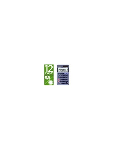 CALCULADORA CASIO SL-320TER BOLSILLO 12D.TAX +/- CONVERSION MONEDA T