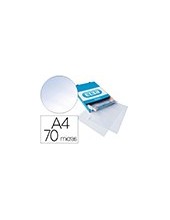 FUNDA MULTITALADRO ELBA STANDARD DIN A4 70MC CRISTAL CAJA 100 UD. 2