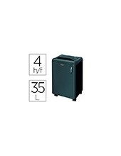 DESTRUCTORA FELLOWES 1050HS CORTE 4H. SEGURIDAD P7 PAPELERA 35 L 2