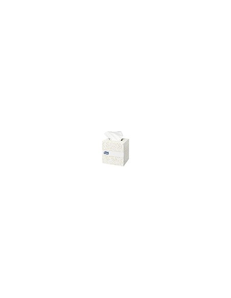 PAÑUELOS FACIALES TORK EXT SUAVE 2 CAPAS 20,9X20 CM CUBO 100 UNIDADES
