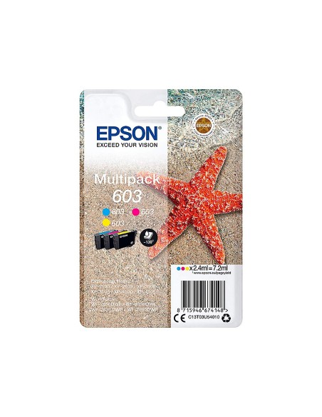 C13T03U54010 CARTUCHO EPSON XP-2100 603 TRICOLOR 130 PG.