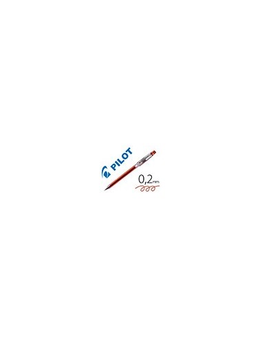 BOLIGRAFO PILOT PUNTA AGUJA G-TEC-C4 ROJO