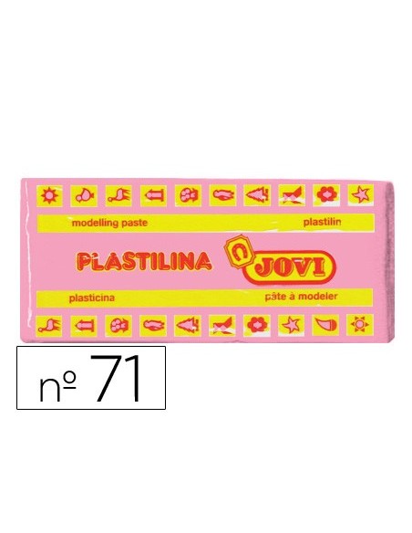 PLASTILINA JOVI 71 ROSA UD. TAMAÑO MEDIANO
