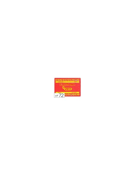 PLASTILINA JOVI 72 ROJO UD. TAMAÑO GRANDE