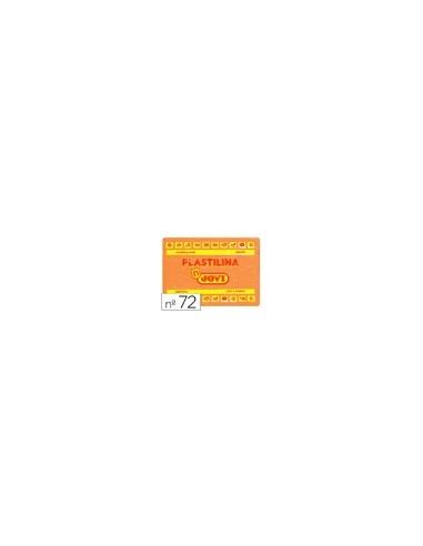 PLASTILINA JOVI 72 NARANJA UD. TAMAÑO GRANDE