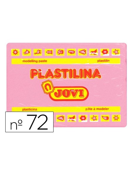 PLASTILINA JOVI 72 ROSA UD. TAMAÑO GRANDE