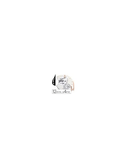 CINTA DYMO 91200 12MMX4MT PAPEL NG./BL. D1