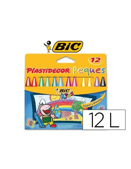 LAPICES PLASTIDECOR PEQUES CAJA 12 COL.