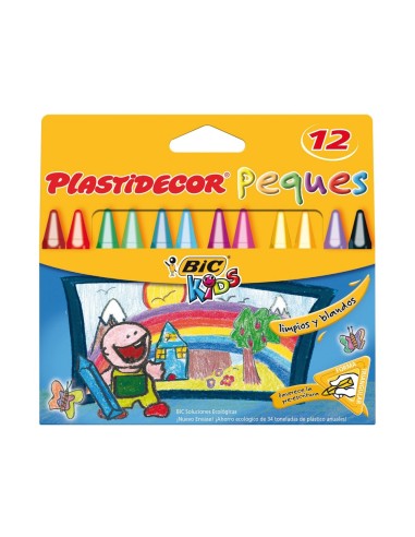 LAPICES PLASTIDECOR PEQUES CAJA 12 COL.