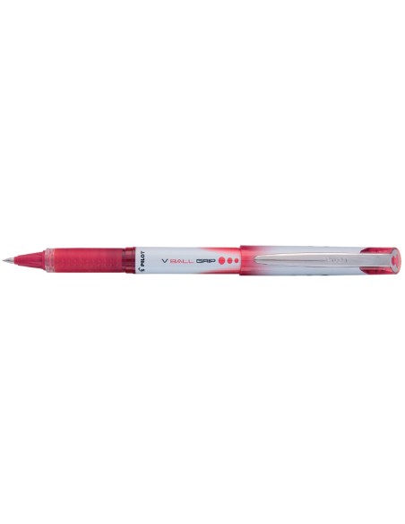 ROTULADOR PILOT ROLLER V-BALL GRIP ROJO 05 MM