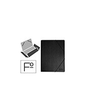 CARPETA GOMAS LIDERPAPEL FL PVC 3 SOLAPAS NG. 2